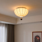 Lustra Plafonnier Bois Tissu Lanternes - Neutralighting