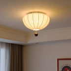 Willow Plafonnier Salon Bois Tissu - Neutralighting
