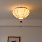 Willow Plafonnier Salon Bois Tissu - Neutralighting
