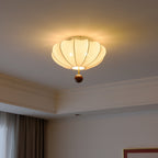 Lustra Plafonnier Bois Tissu Lanternes - Neutralighting