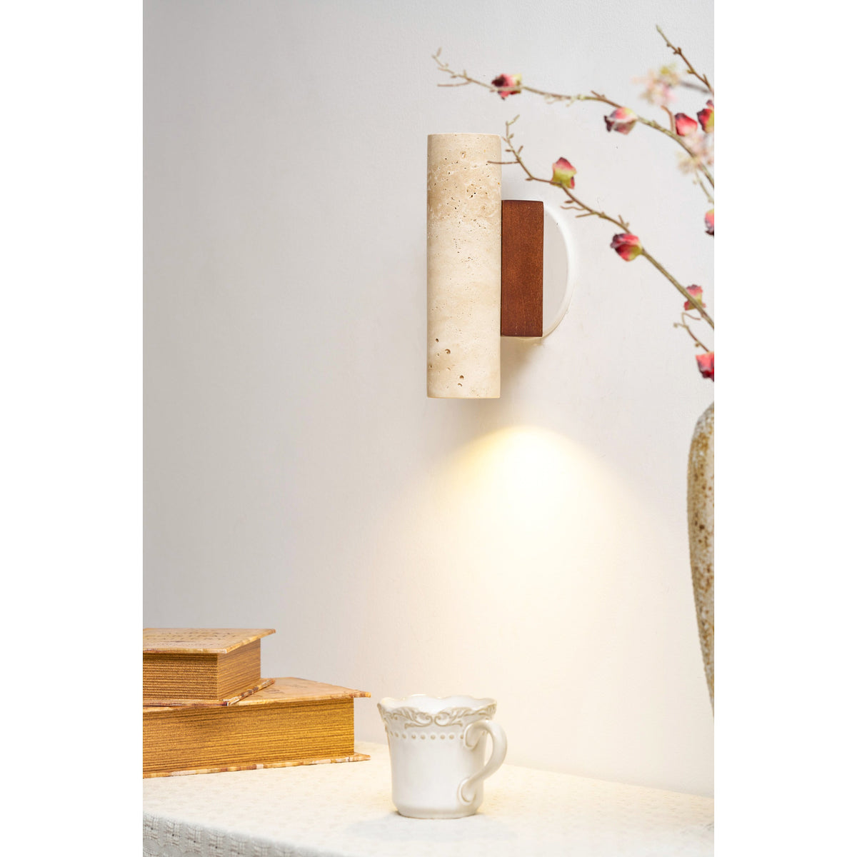 Uvineth Applique Murale Travertin Minimaliste Moderne - Neutralighting