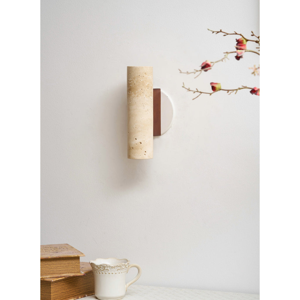 Uvineth Applique Murale Travertin Minimaliste Moderne - Neutralighting