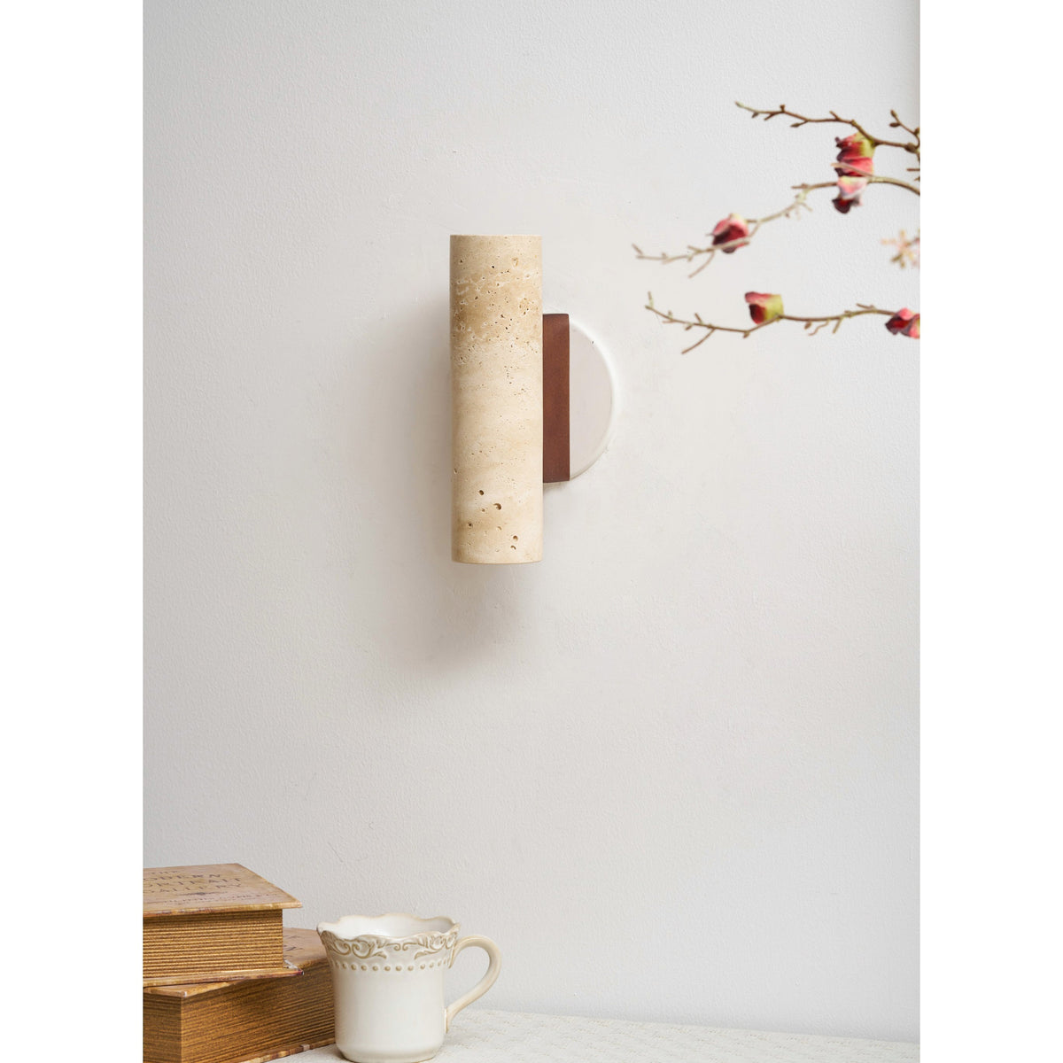 Uvineth Applique Murale Travertin Minimaliste Moderne - Neutralighting