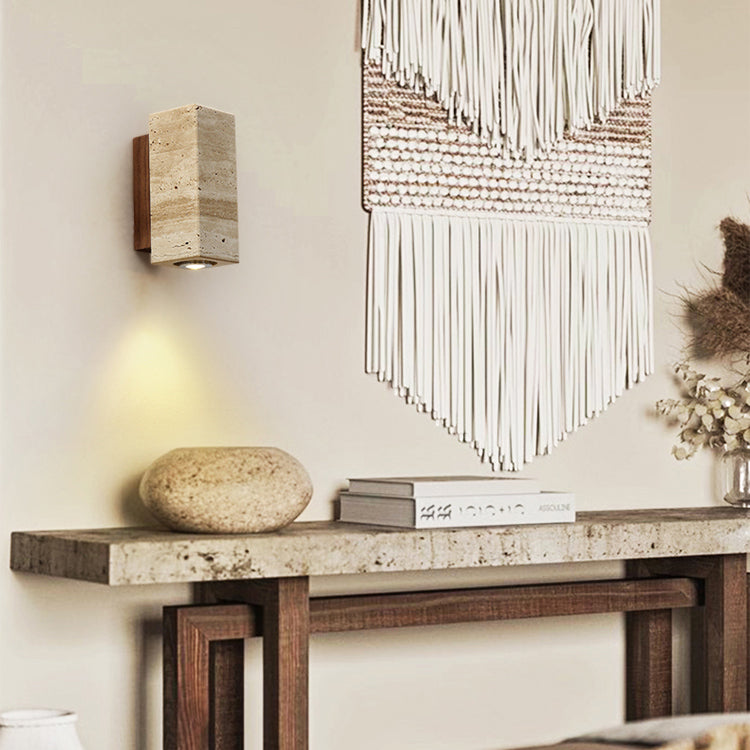Uvineth Applique Murale Travertin Minimaliste Moderne - Neutralighting