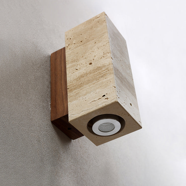 Uvineth Applique Murale Travertin Minimaliste Moderne - Neutralighting