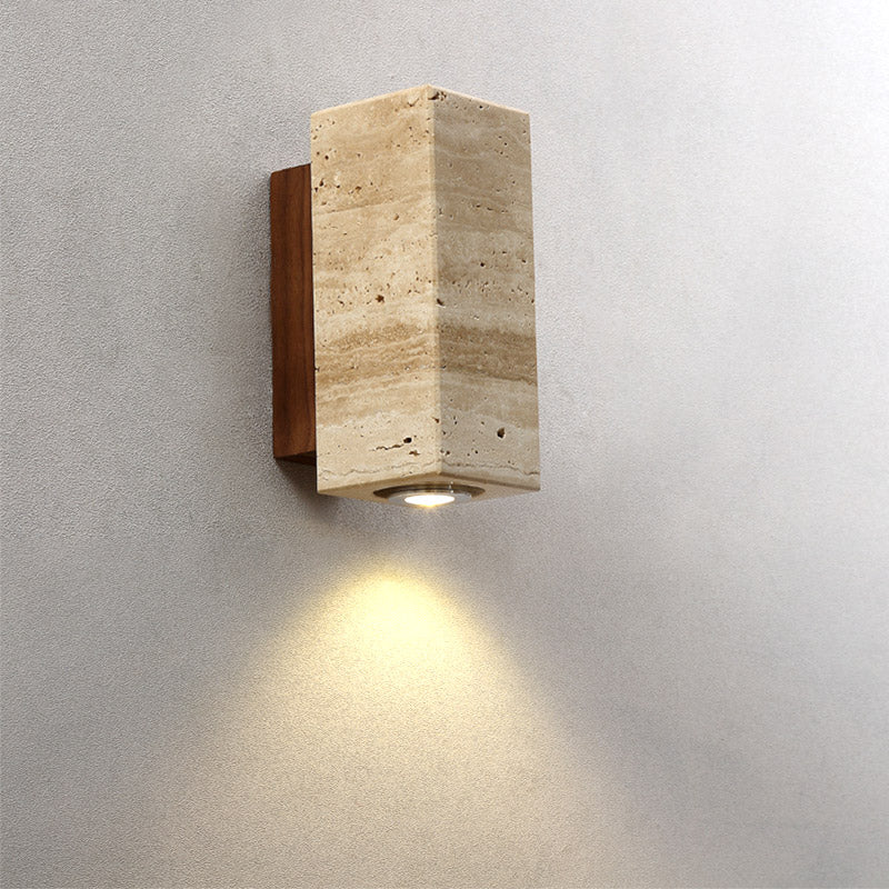 Uvineth Applique Murale Travertin Minimaliste Moderne - Neutralighting