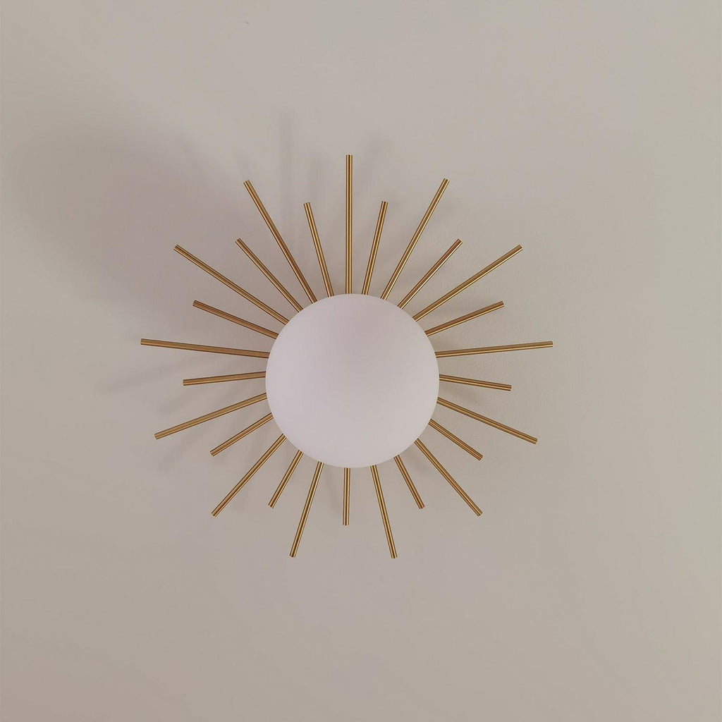 Solara Plafonnier Brillant Étoilé Glam Moderne en Laiton - Neutralighting