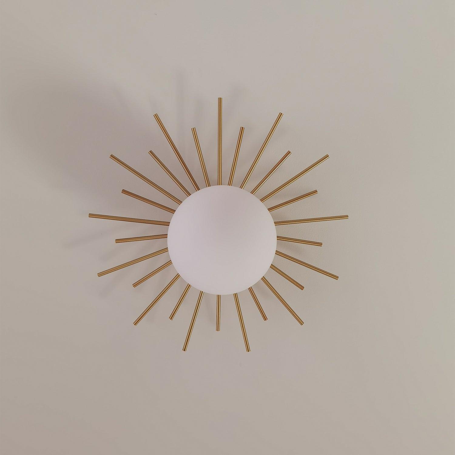 Solara Plafonnier Brillant Étoilé Glam Moderne en Laiton - Neutralighting