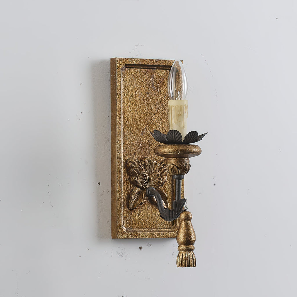 Lydorira Applique Murale Bois Métal Élégance Premium Vintage - Neutralighting