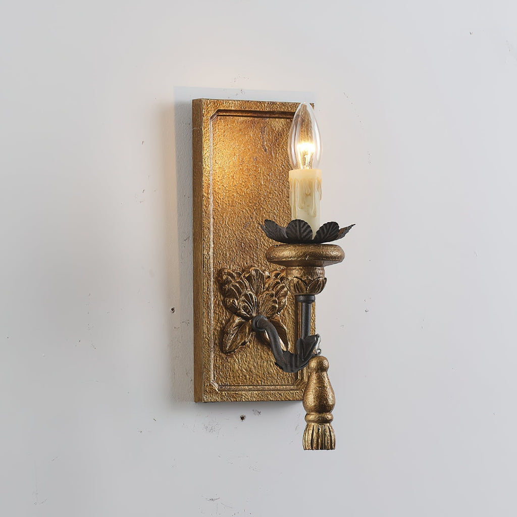 Lydorira Applique Murale Bois Métal Élégance Premium Vintage - Neutralighting