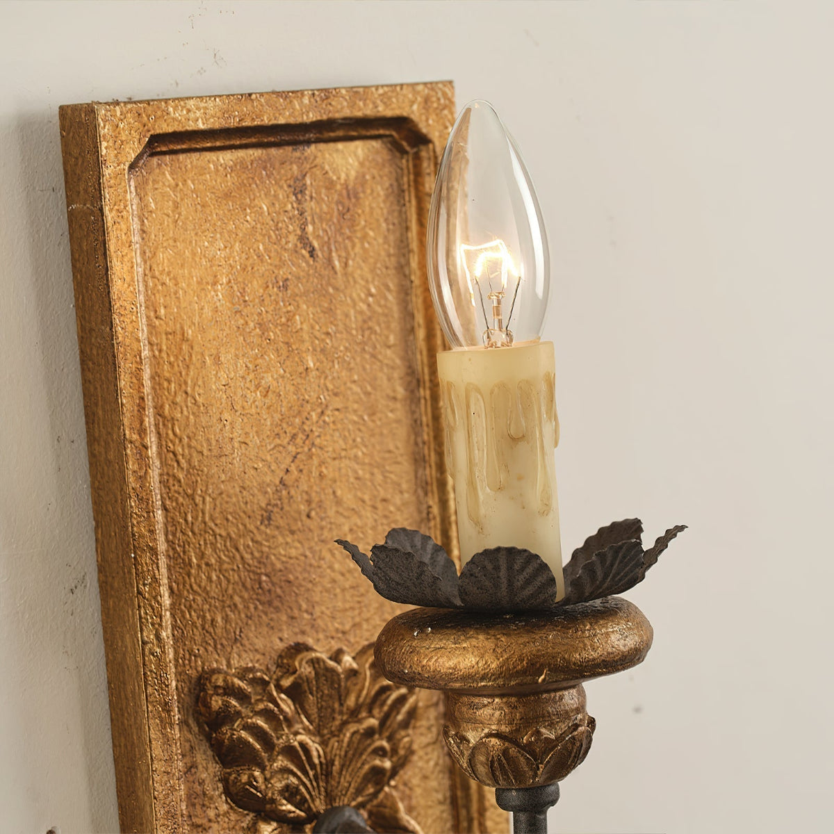Lydorira Applique Murale Bois Métal Élégance Premium Vintage - Neutralighting