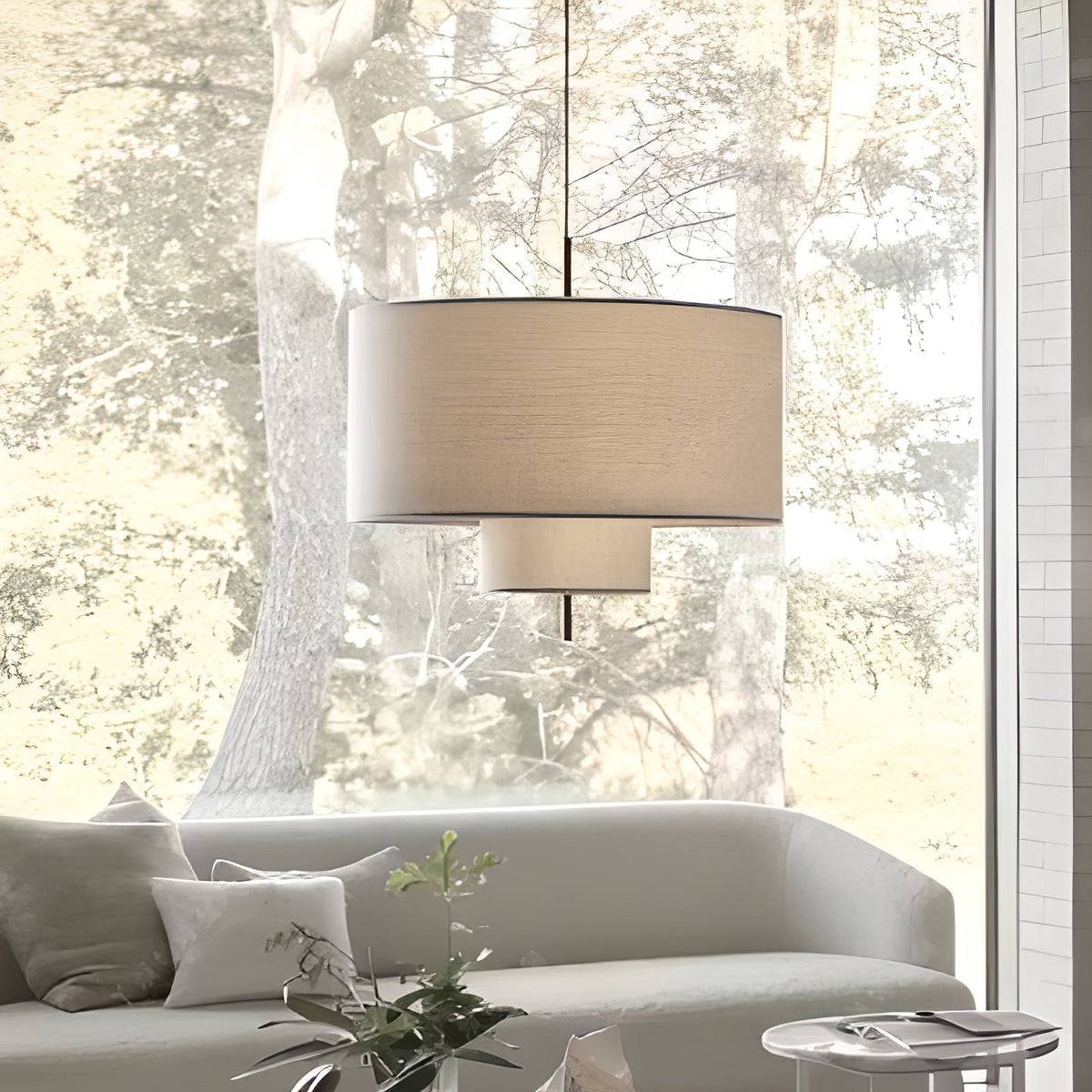 Ulphaa Suspension en Tissu Minimaliste Moderne - Neutralighting
