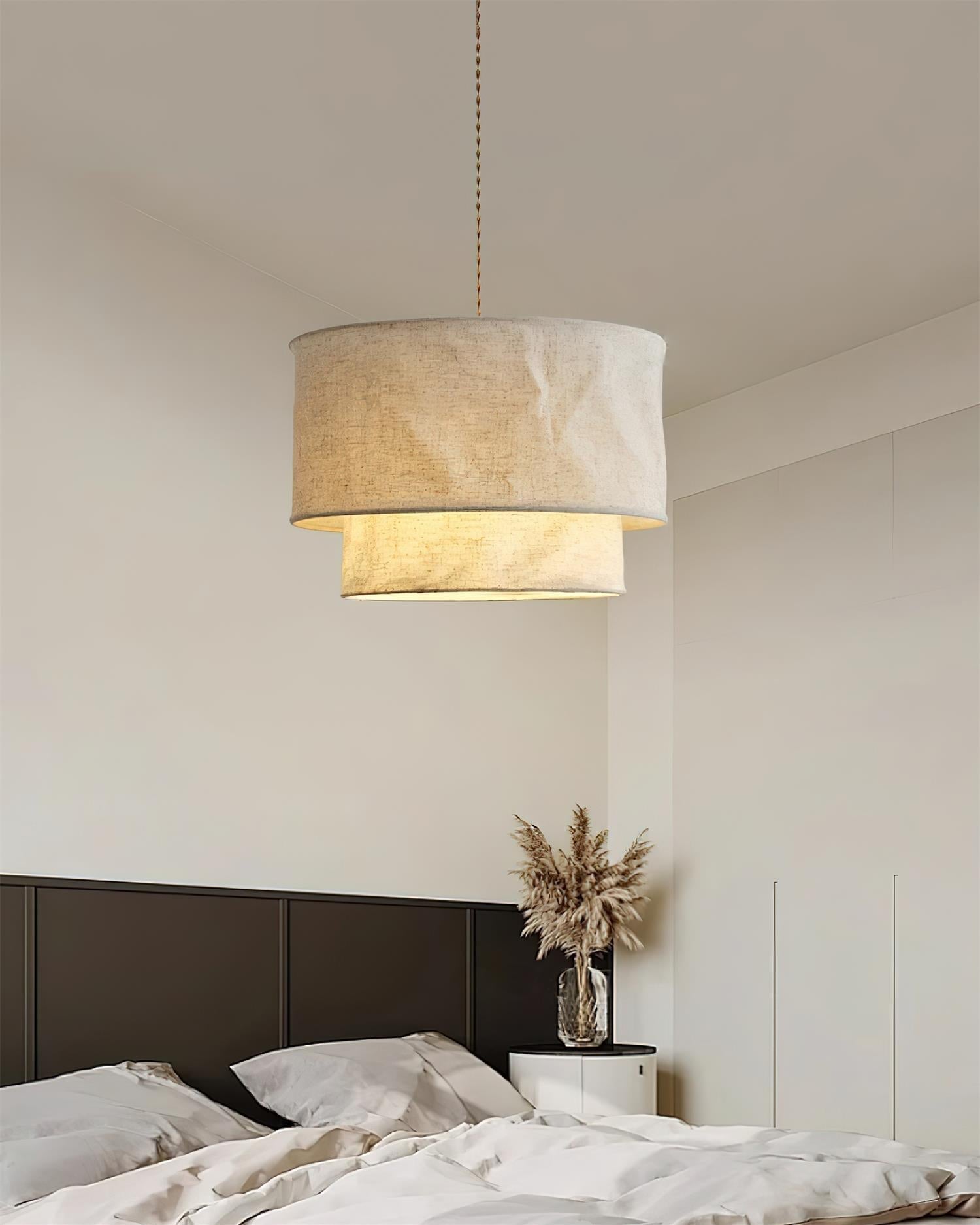 Nuvai Suspension en lin naturel - Neutralighting
