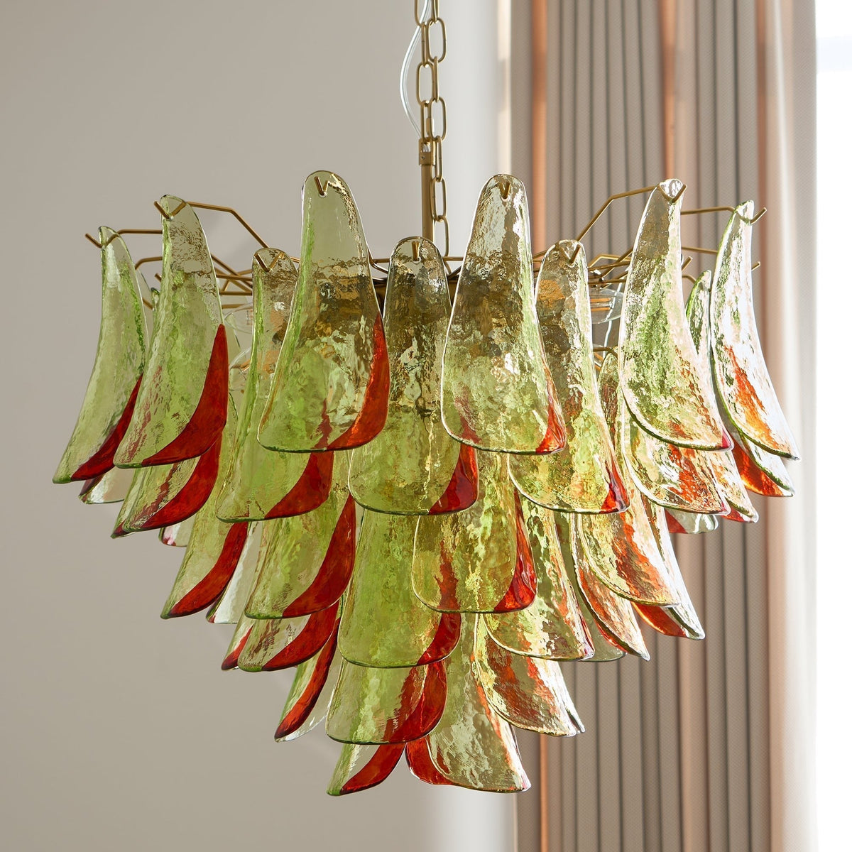 Aurora Lustre en Verre Murano Pétale Élégant - Neutralighting