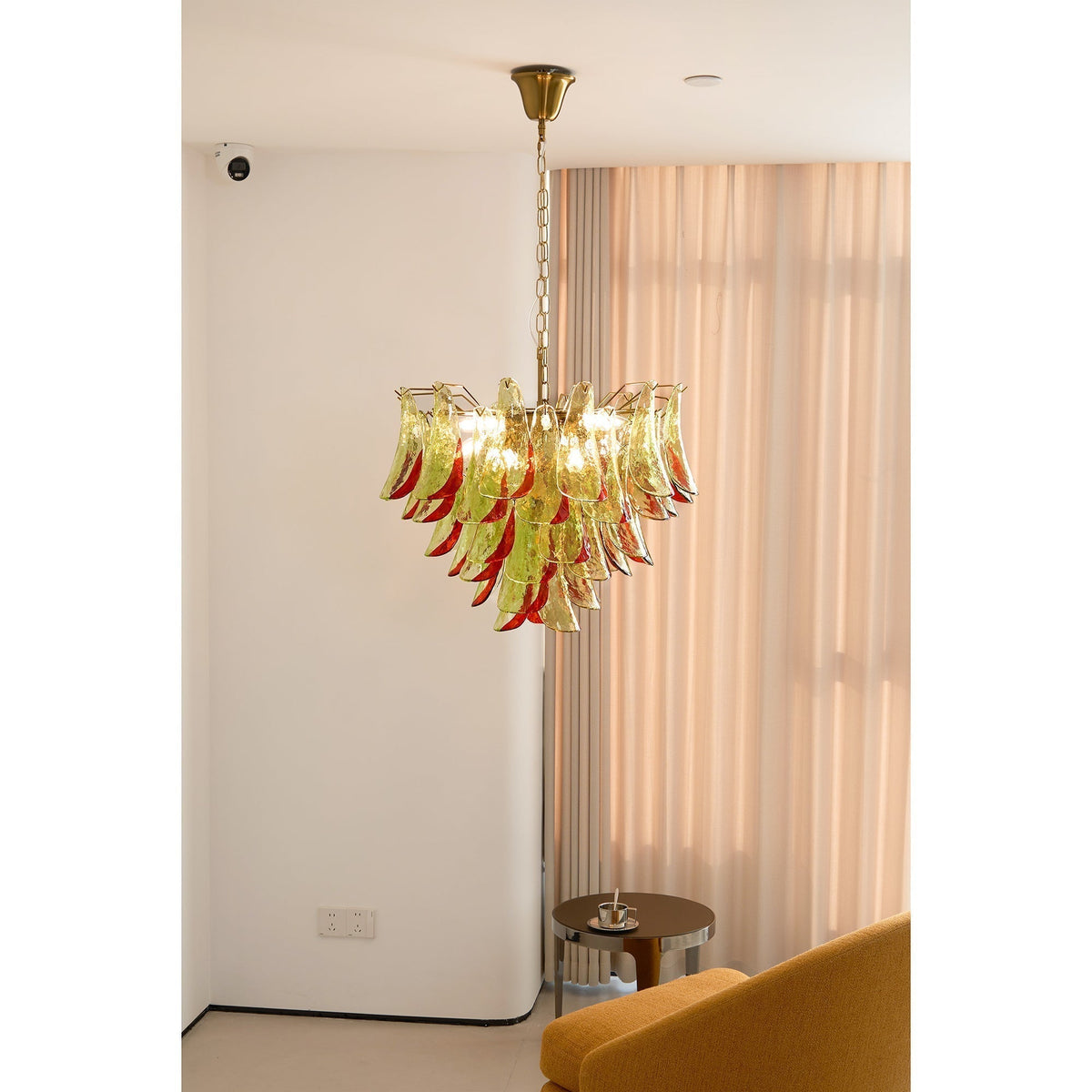 Aurora Lustre en Verre Murano Pétale Élégant - Neutralighting