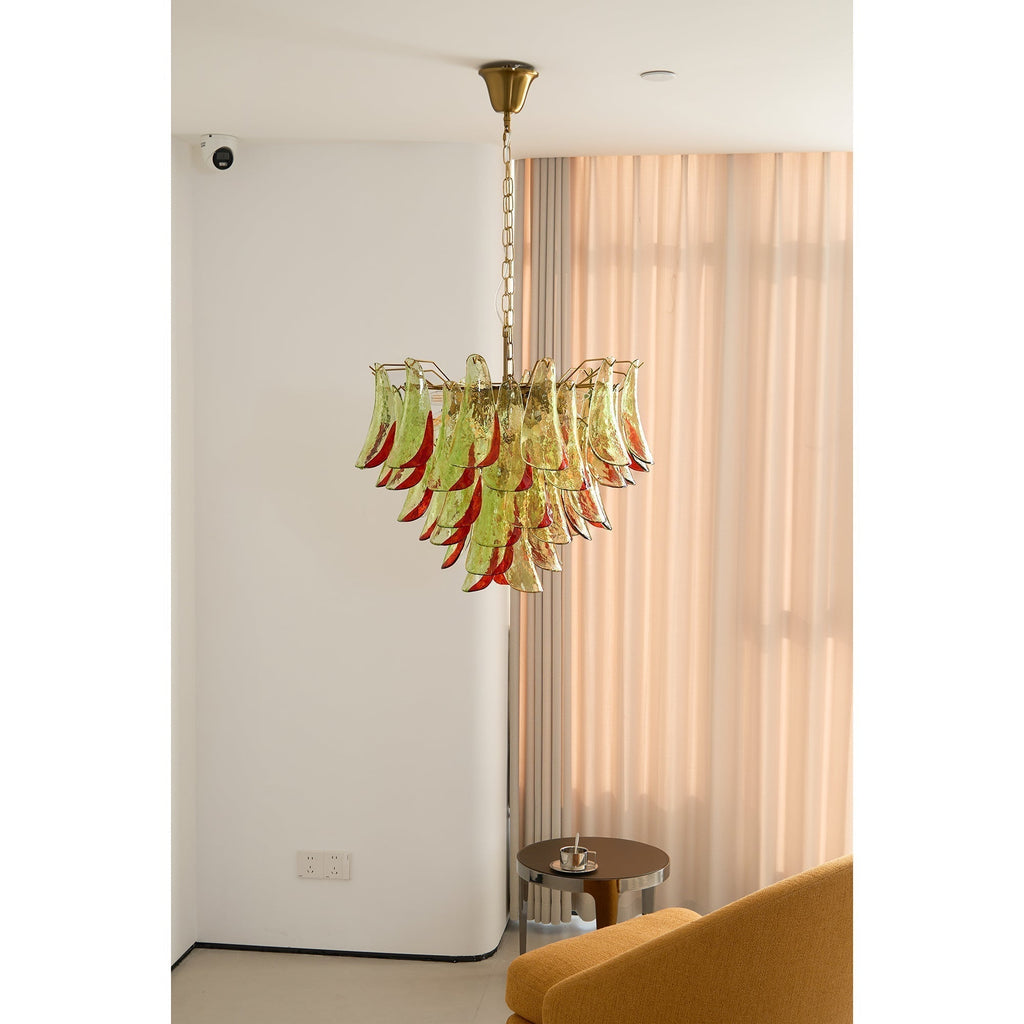 Aurora Lustre en Verre Murano Pétale Élégant - Neutralighting