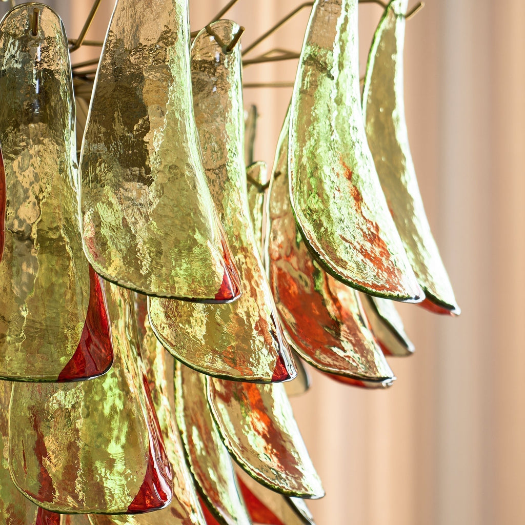 Aurora Lustre en Verre Murano Pétale Élégant - Neutralighting