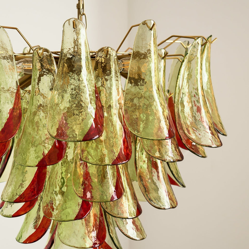 Aurora Lustre en Verre Murano Pétale Élégant - Neutralighting