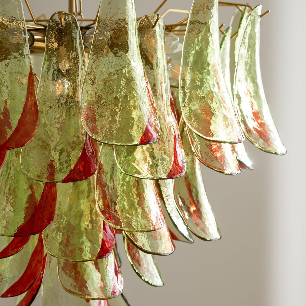 Aurora Lustre en Verre Murano Pétale Élégant - Neutralighting