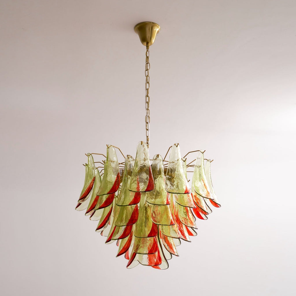 Aurora Lustre en Verre Murano Pétale Élégant - Neutralighting