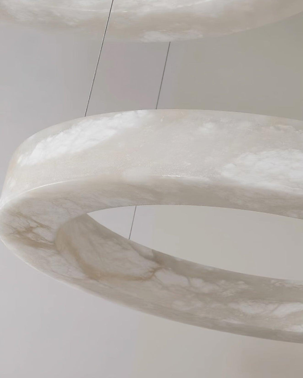 Olloros Albâtre Multi-Anneau Pendentif Lumière - Neutralighting