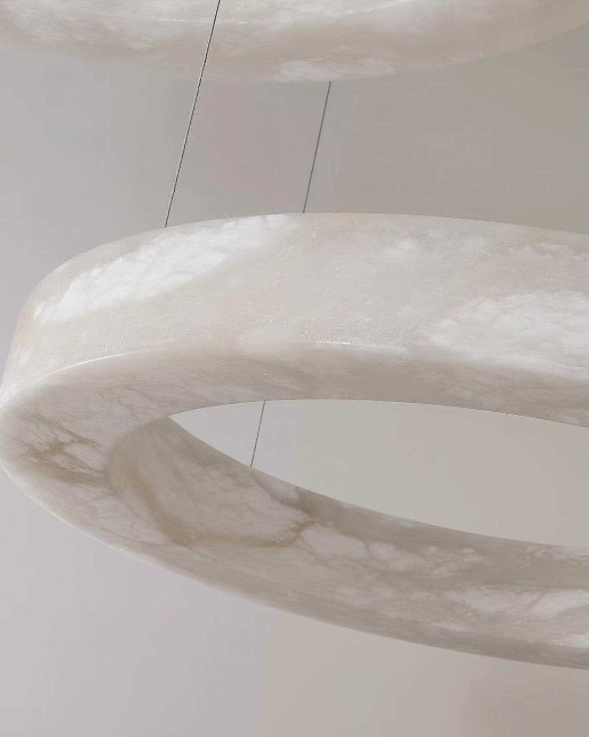 Olloros Albâtre Multi-Anneau Pendentif Lumière - Neutralighting