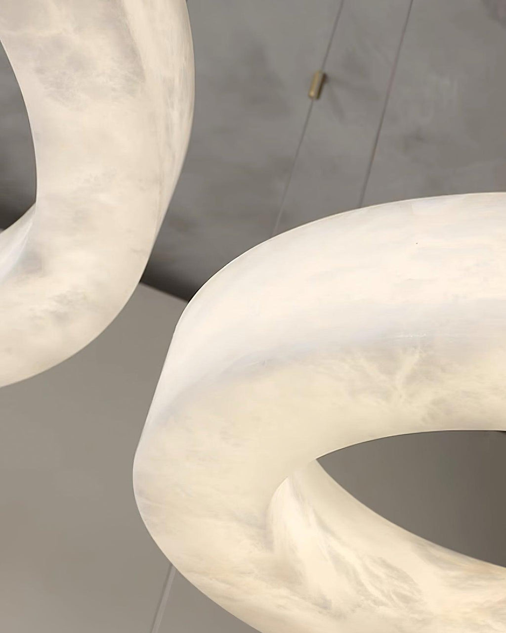 Olloros Albâtre Multi-Anneau Pendentif Lumière - Neutralighting