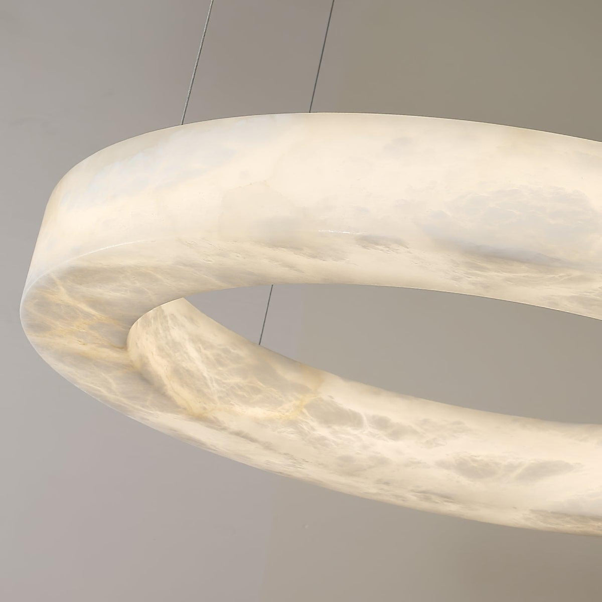 Olloros Albâtre Multi-Anneau Pendentif Lumière - Neutralighting