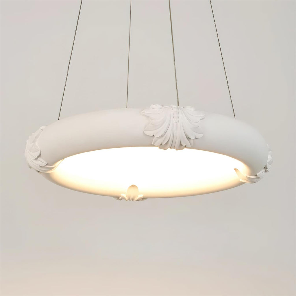 Marika Lustre Plâtre Circulaire Floral - Neutralighting