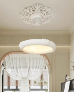 Marika Lustre Plâtre Circulaire Floral - Neutralighting