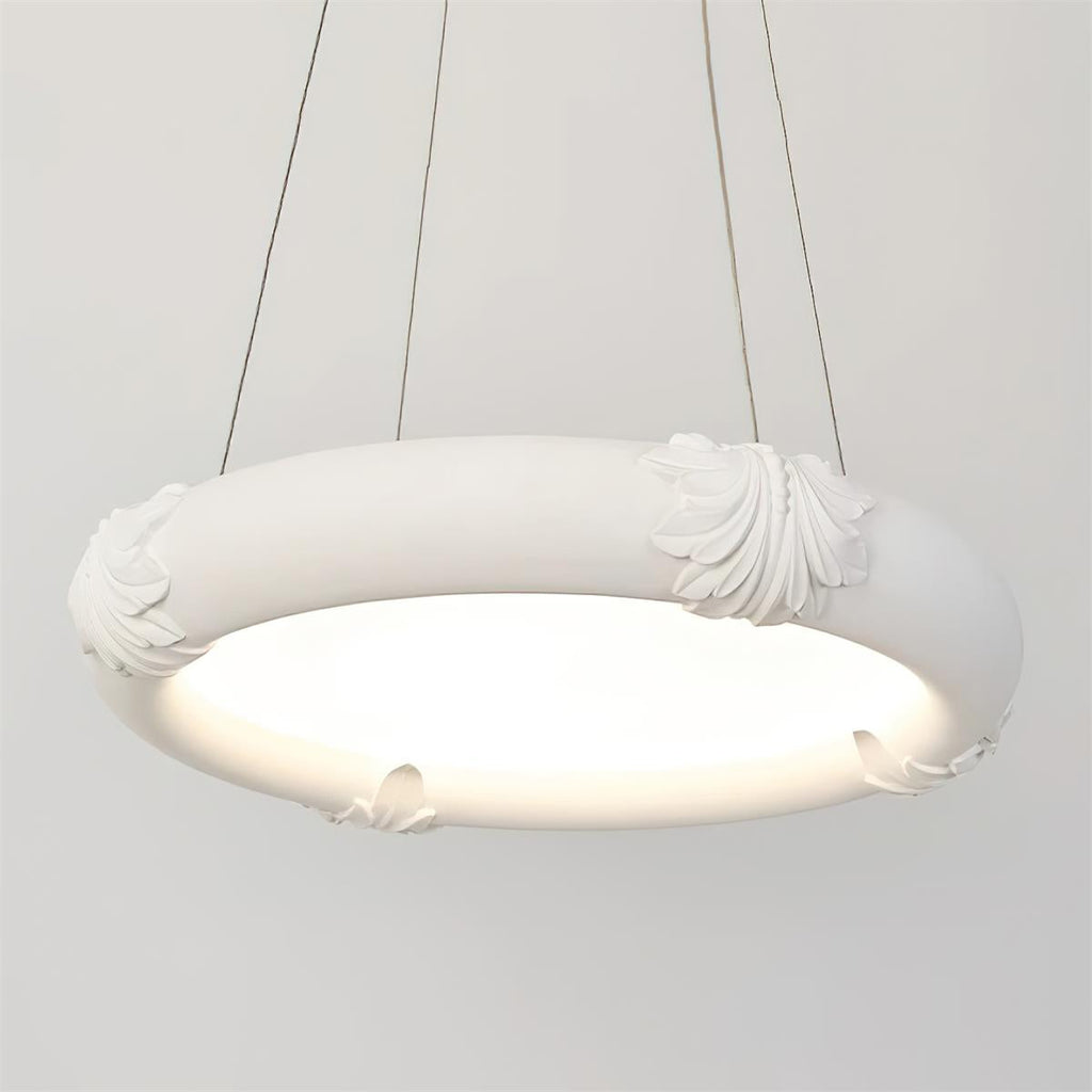 Marika Lustre Plâtre Circulaire Floral - Neutralighting