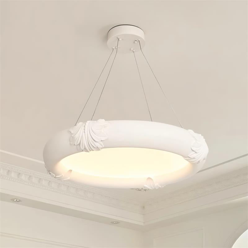 Marika Lustre Plâtre Circulaire Floral - Neutralighting