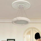 Marika Lustre Plâtre Circulaire Floral - Neutralighting