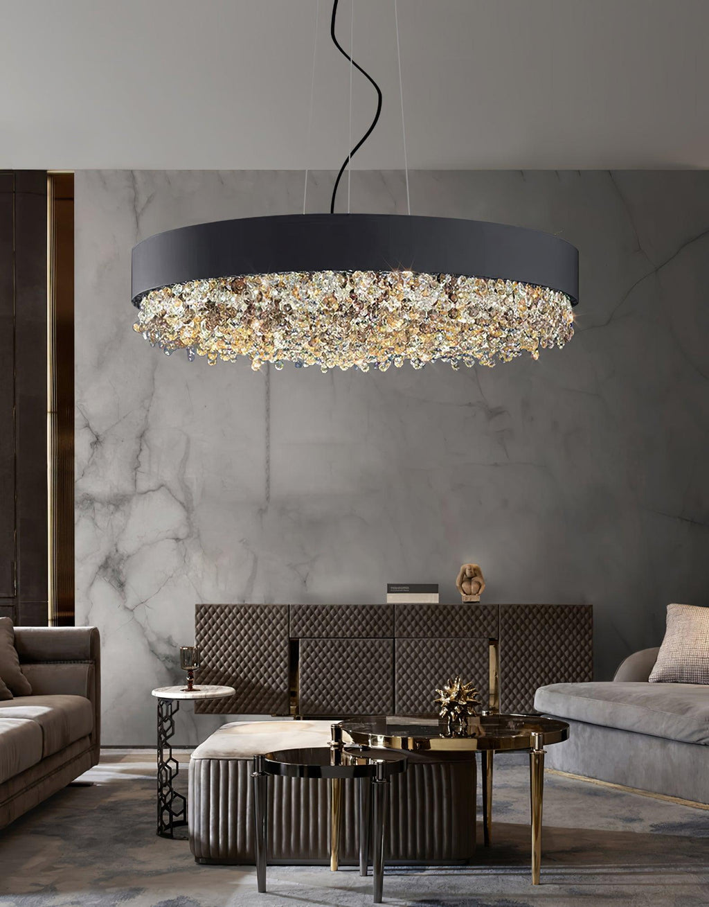 Lymara Suspension en Cristal Moderne de Luxe - Neutralighting