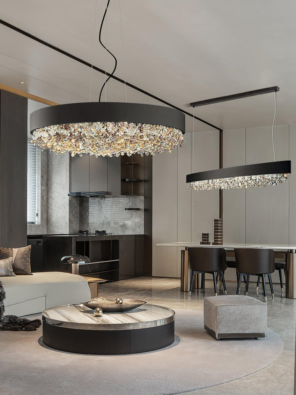 Lymara Suspension en Cristal Moderne de Luxe - Neutralighting