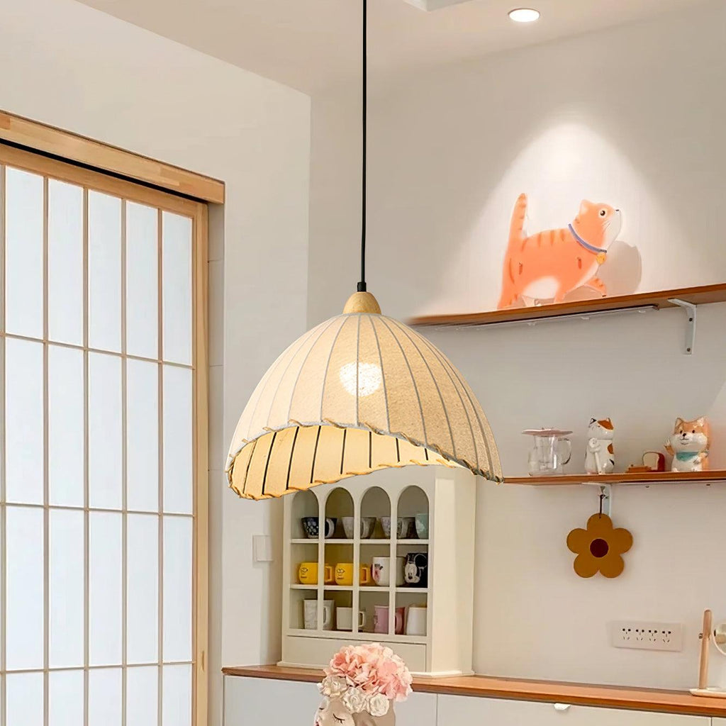 Eclipta Suspension en Lin Tissu - Neutralighting
