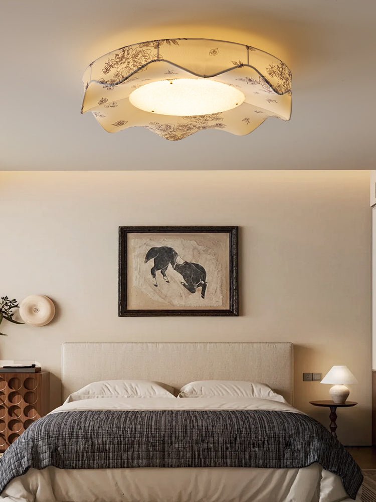 Arvele Plafonnier en Tissu Art Nordique Premium - Neutralighting