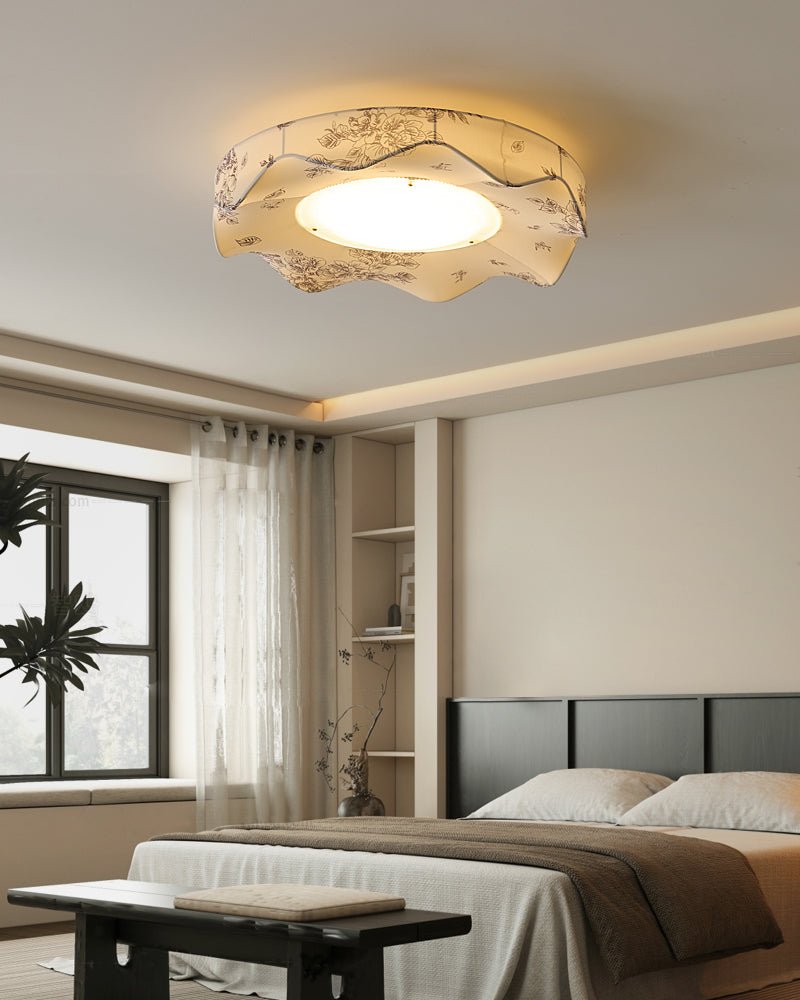 Arvele Plafonnier en Tissu Art Nordique Premium - Neutralighting