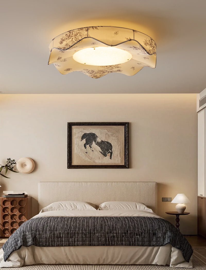 Arvele Plafonnier en Tissu Art Nordique Premium - Neutralighting