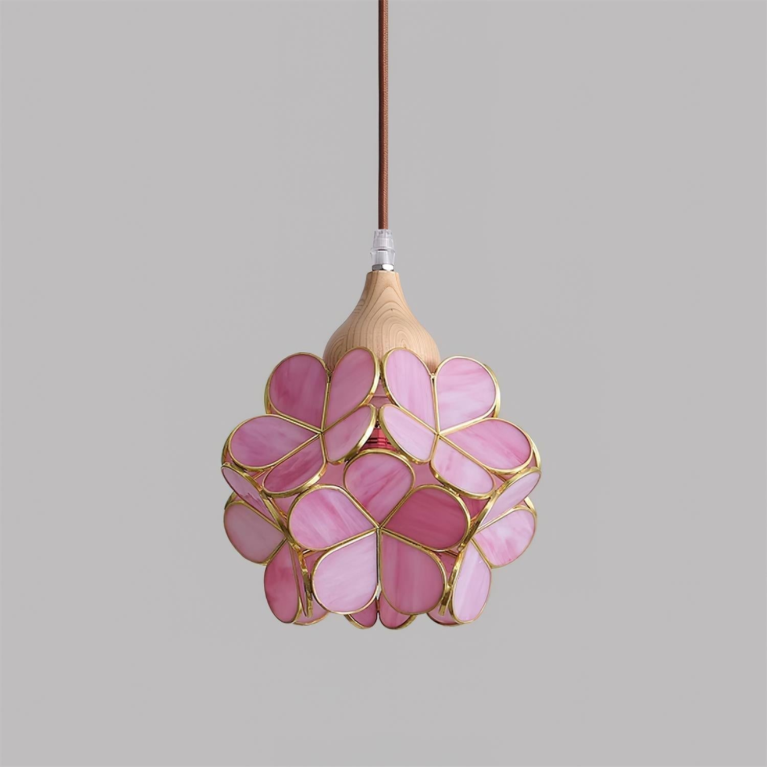 Velina Lustra Lampe Suspendue Pétale Rose - Neutralighting