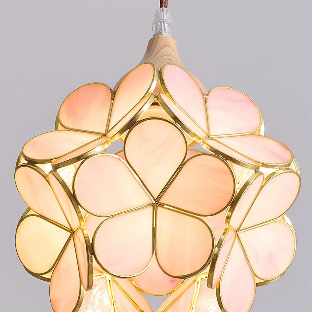 Velina Lustra Lampe Suspendue Pétale Rose - Neutralighting