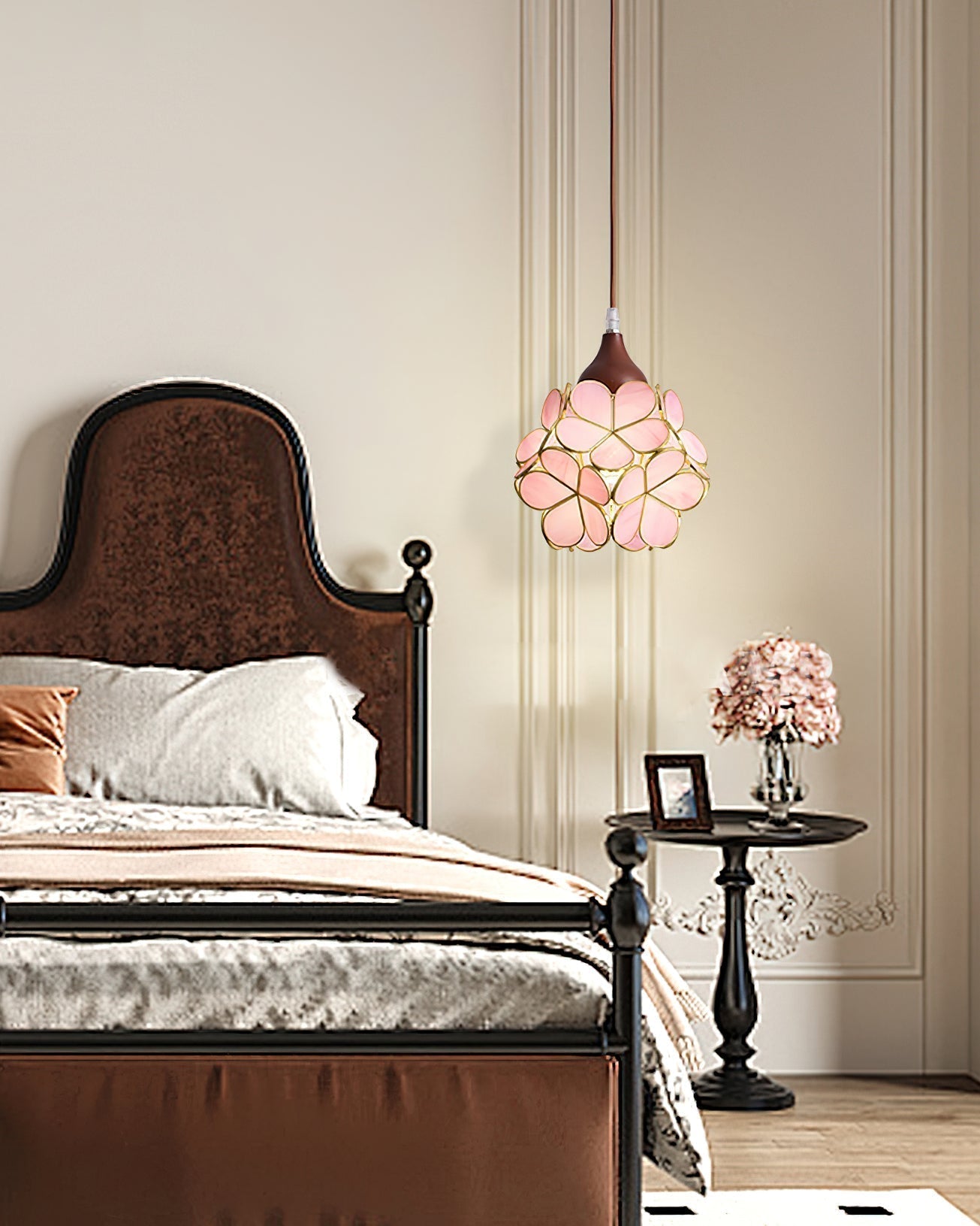 Velina Lustra Lampe Suspendue Pétale Rose - Neutralighting