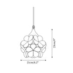 Velina Lustra Lampe Suspendue Pétale Rose - Neutralighting