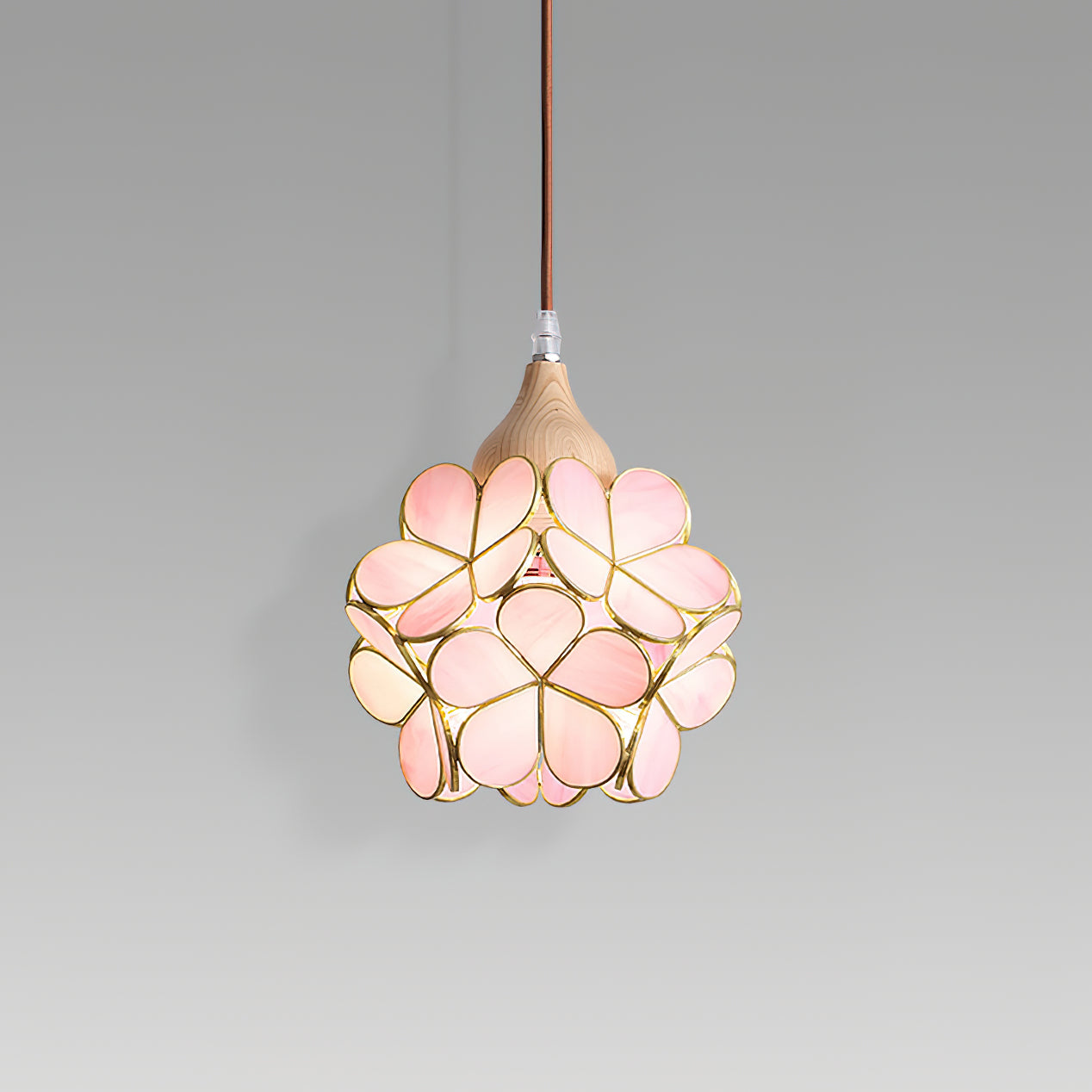 Velina Lustra Lampe Suspendue Pétale Rose - Neutralighting