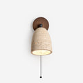 Solaro Applique Murale Travertin Avec Chaîne De Tirage - Neutralighting