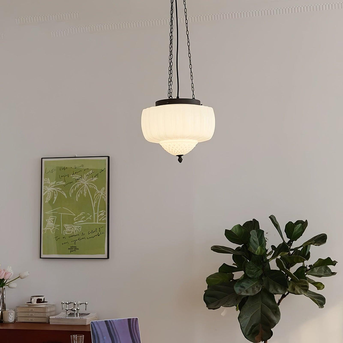Yara Lampe Pendante en Verre Moderne - Neutralighting