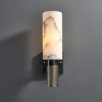 Luste Lampe Murale Cylindrique en Albâtre - Neutralighting