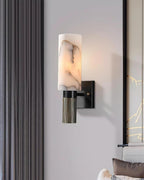 Luste Lampe Murale Cylindrique en Albâtre - Neutralighting