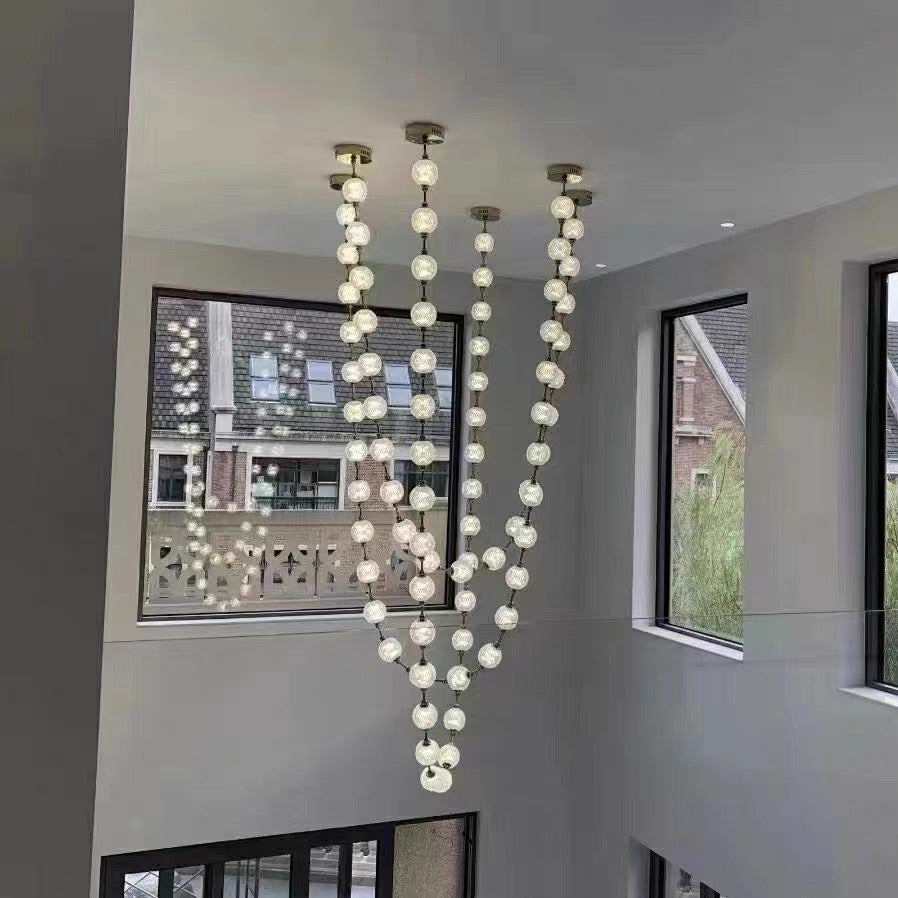 Myphais Lustre Métal Plastique Perlé Moderne - Neutralighting