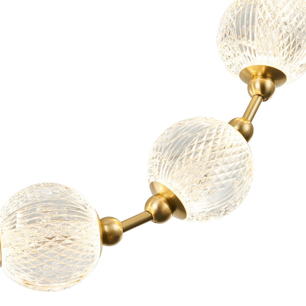 Myphais Lustre Métal Plastique Perlé Moderne - Neutralighting